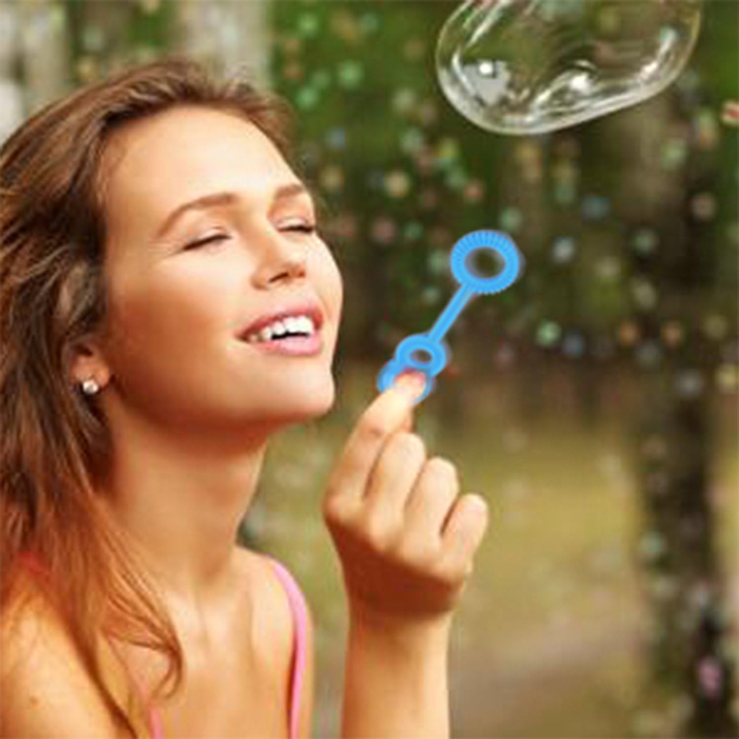 50 PCS Bubble Wands, Bubble Wands with Wand Bubble Makers for Summer Outdoor Bubble Party Favors Birthday Party