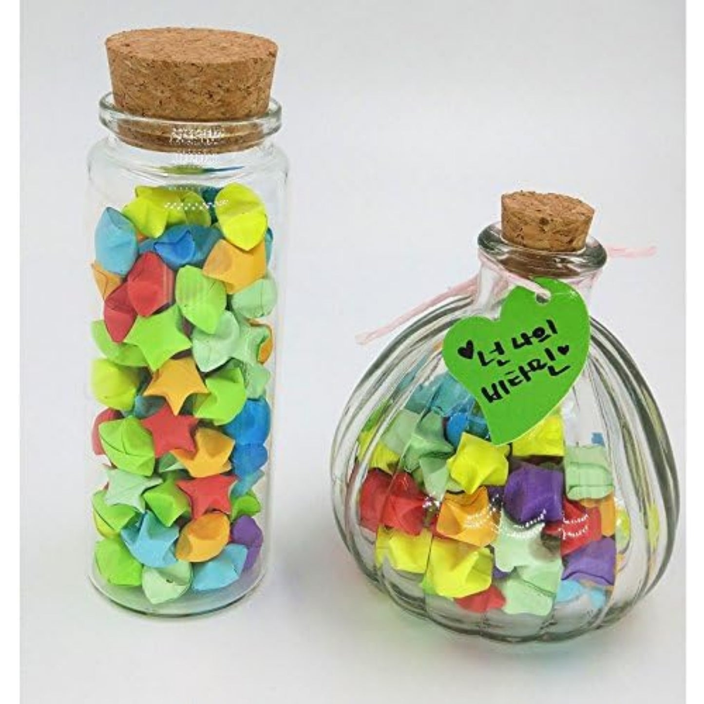BronaGrand 1080 Sheets Origami Stars Paper Double Sided Folding Strips- 27 Colors