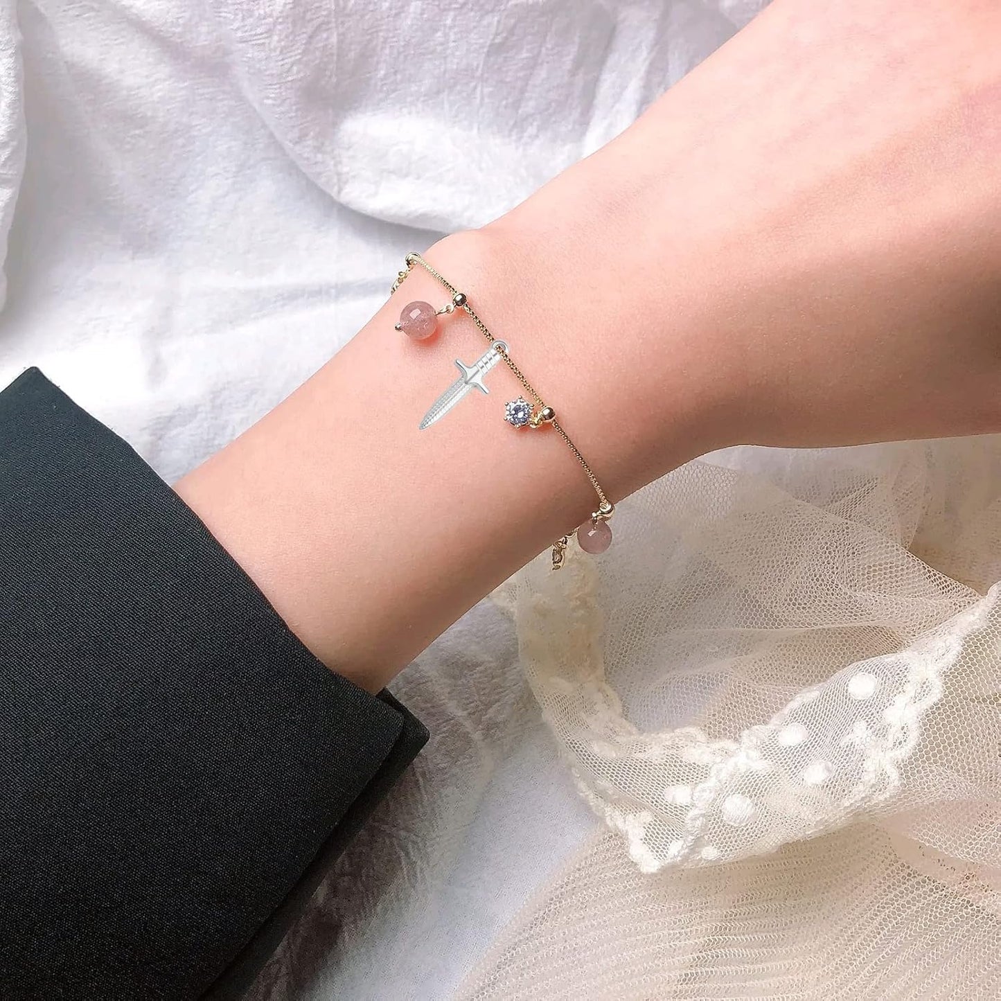 10 Pieces Stainless Steel Dagger Shape Pendant Charms Hypoallergenic Long Sword Knives Pendants Craft Supplies for DIY Necklace Bracelet Jewelry Making Findings