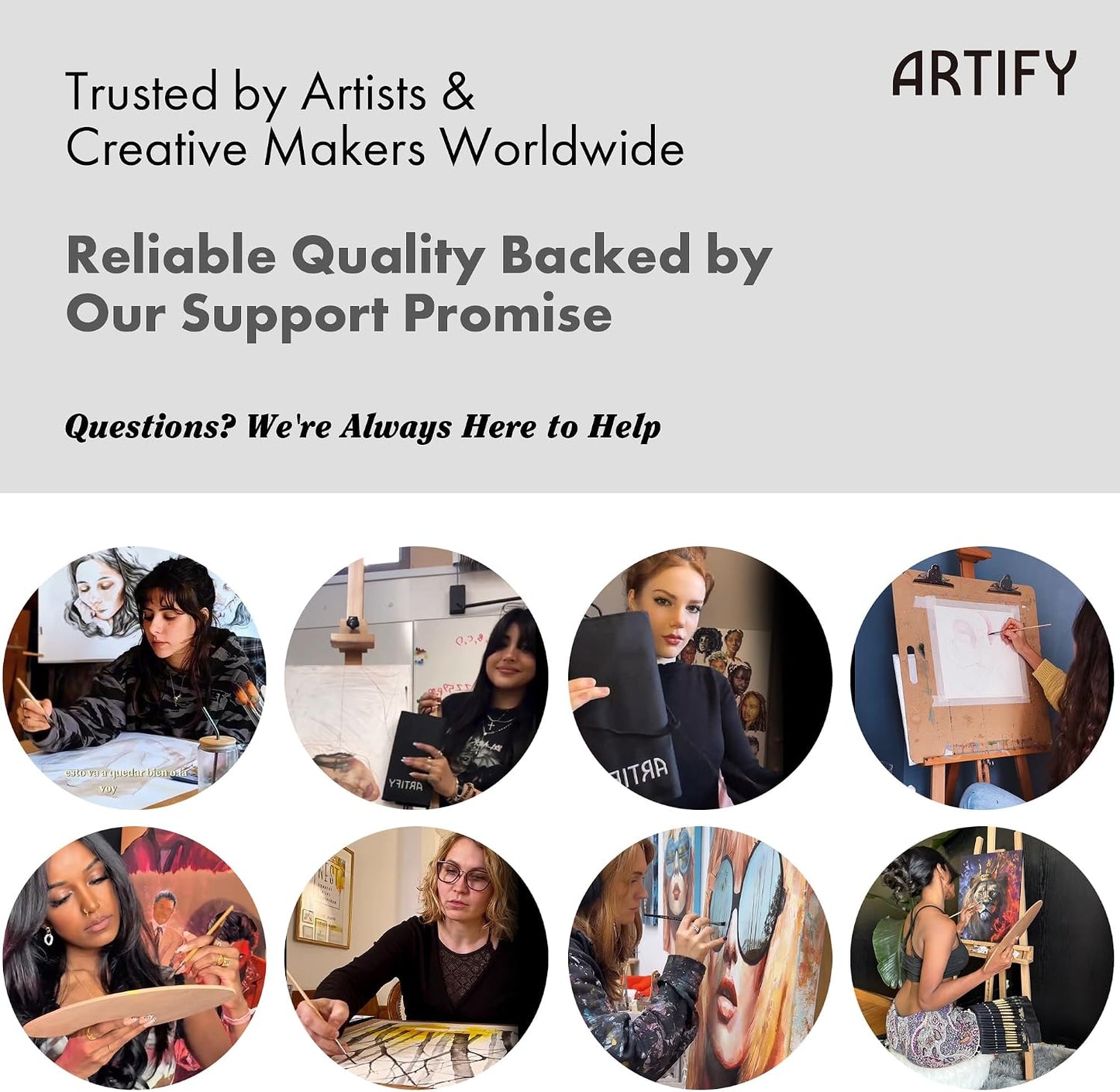 Aylifu 25 Pieces Professional Paint Brush Set – Expert Series Synthetic Nylon Brushes for Acrylic, Oil, Watercolor, Gouache – No Shedding, Canvas Roll Case & Palette Knife, Artist Gifts Art Supplies
