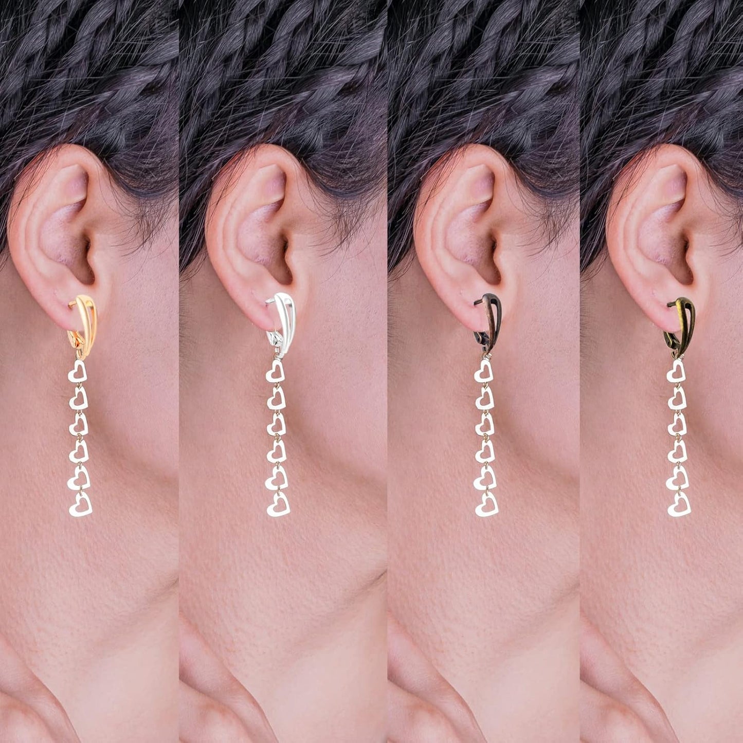 16pcs Leverback Earring Hooks Brass French Earring Hooks Ear Wire with Open Loop Round Dangle Earrings Connectors for Women DIY Jewelry Making Birthday Party Favor Gifts, 8 Colors