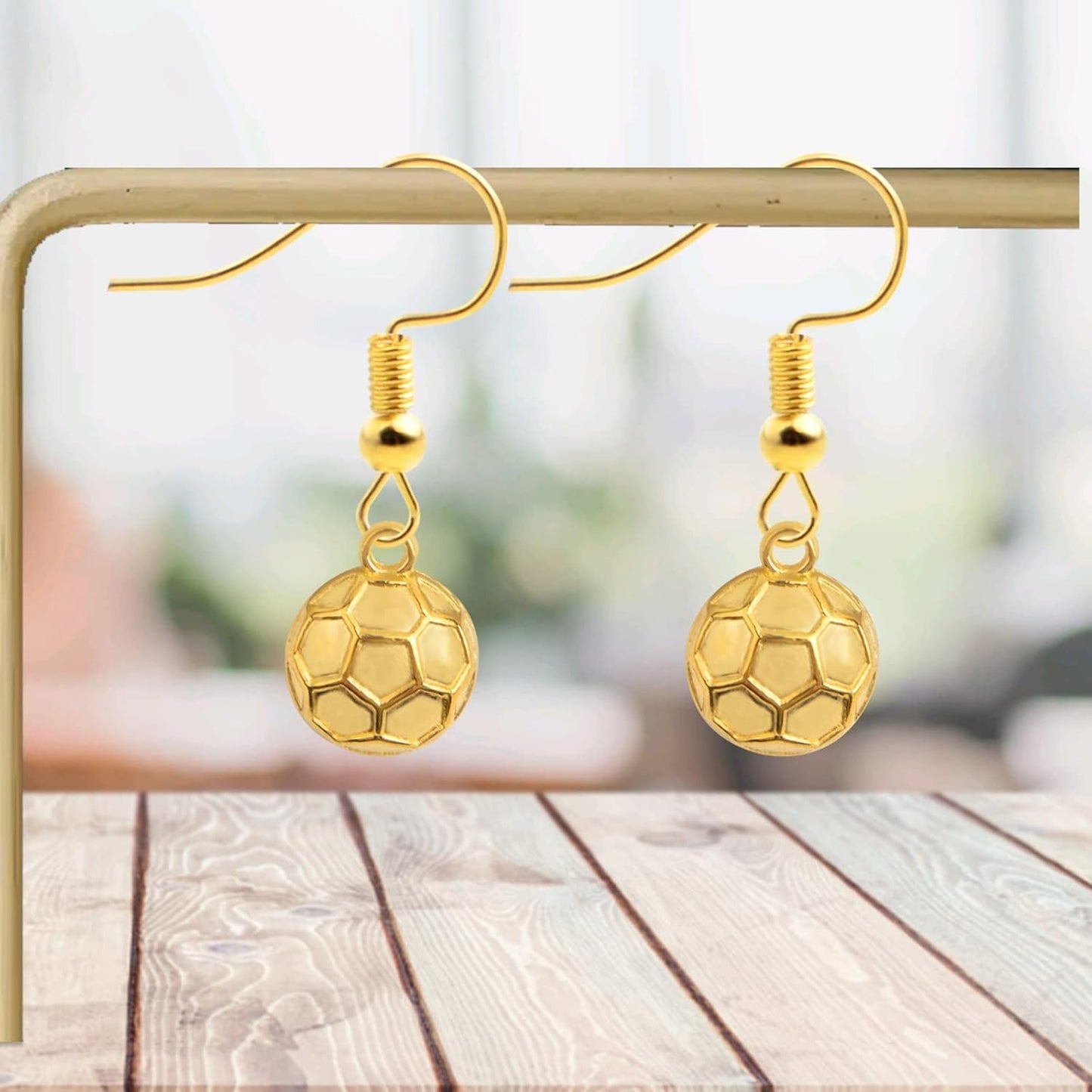 70 Pieces Football Sports Charms Alloy Soccer Ball Pendant Ball Bead Sports Dangle Charms Craft Supplies for DIY Bracelets Necklaces Jewelry Making Gifts, 7 Colors