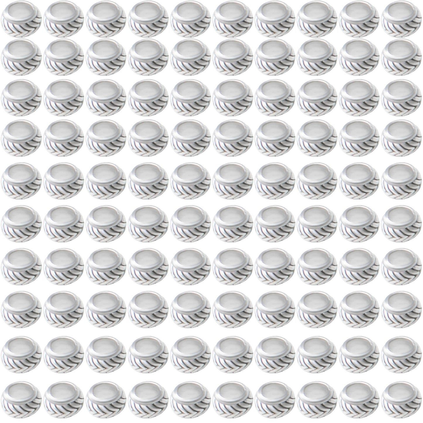 100pcs Large Hole Spacer Beads European Alloy Rondelle Spacers Loose Beads Jewelry Tube Spacers Jewelry Beads for Bracelet Necklace DIY Jewelry Making,Hole: 4.5mm