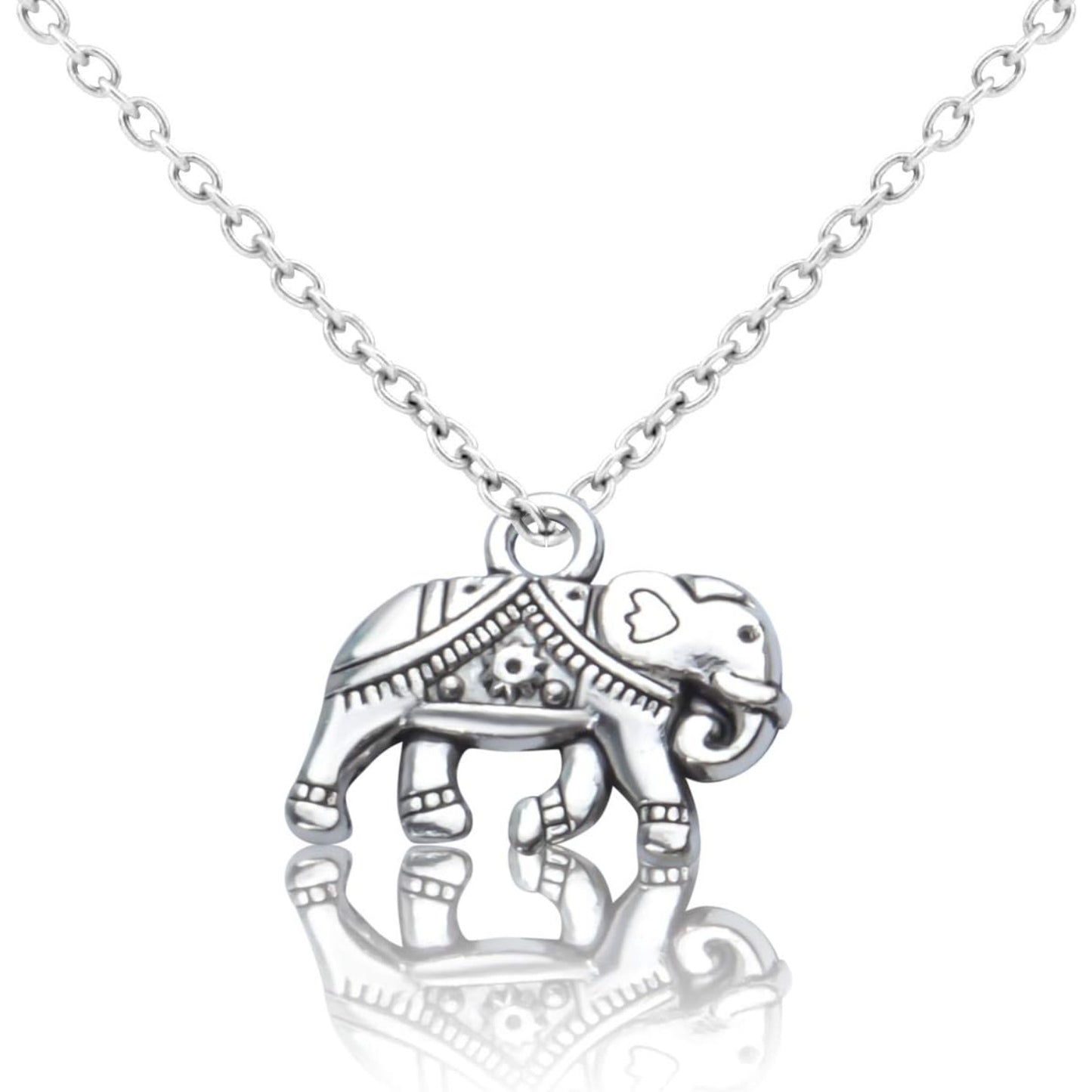 100g Antique Silver Elephant Charms Tibetan Animal Charms Pendants for Bracelets Necklace Jewelry Making