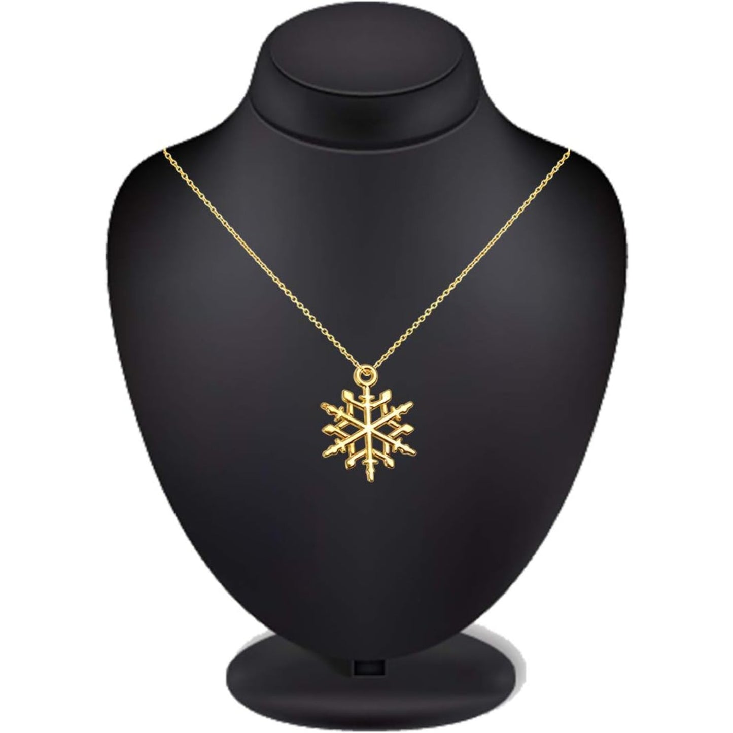 Christmas Snowflake Charms, 100g (about 80pcs - 90pcs) Mixed Alloy Snowflake Pendant Craft Supplies Jewelry Findings for DIY Necklace Bracelet Jewelry Making, Gold