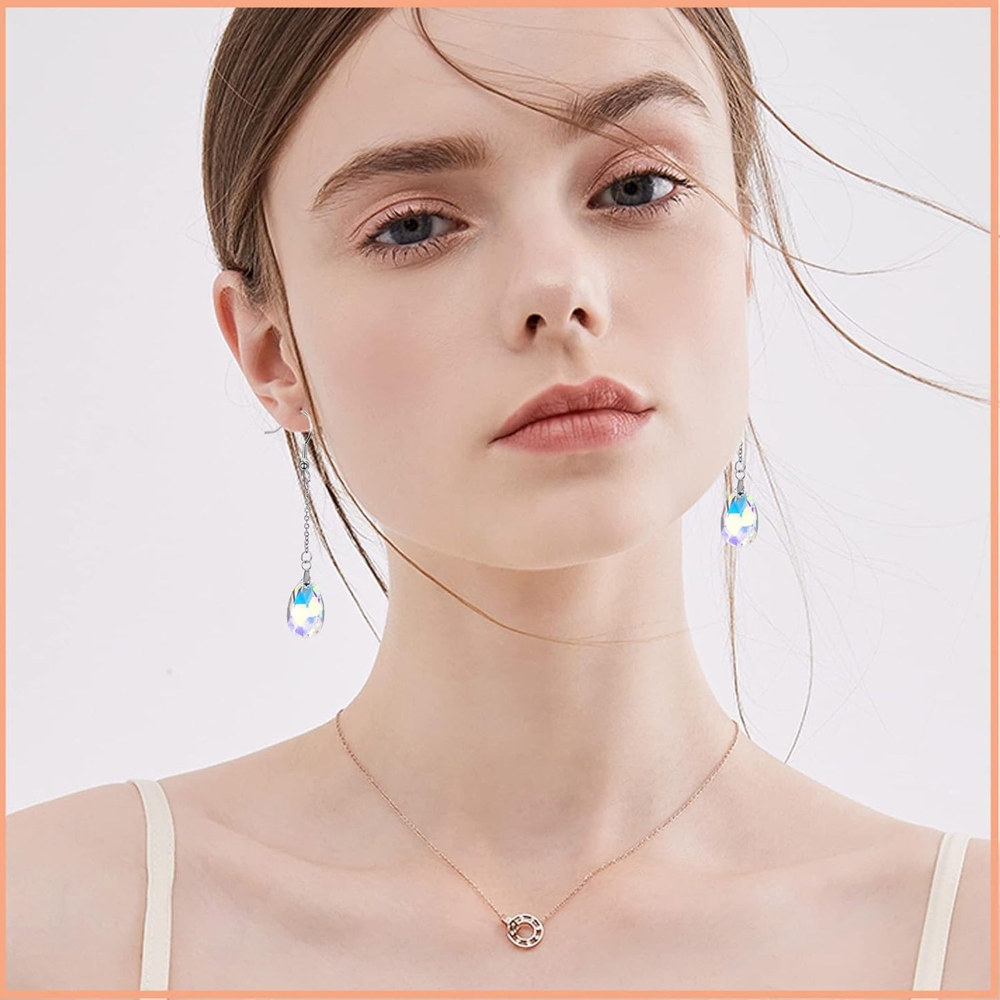 10pcs Stainless Steel Earring Hooks Hypoallergenic French Earring Fish Hooks with Beaded Chains and Pinch Bails, 20pcs Clear Earring Backs for DIY Jewelry Making Supplies