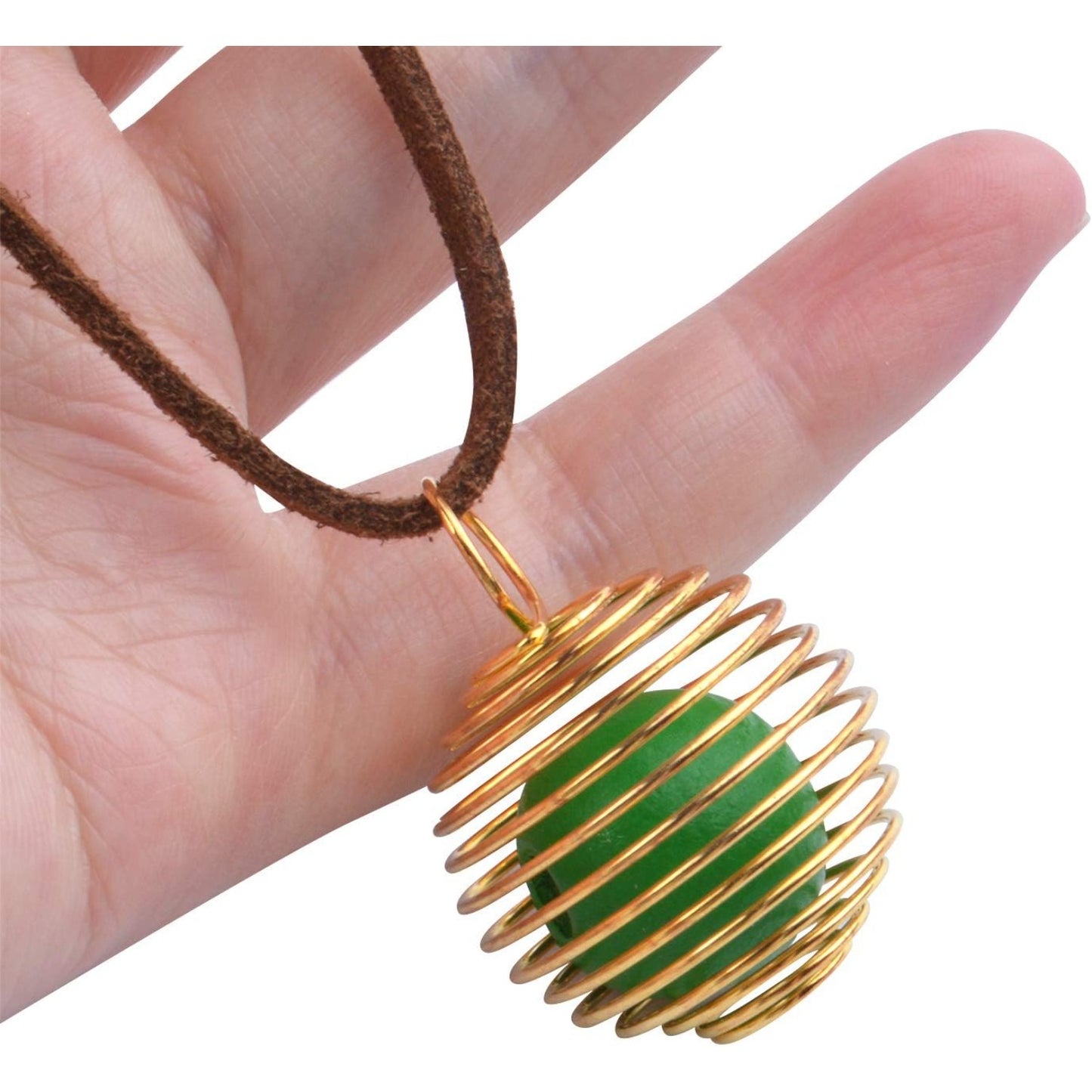 30pcs 3 Sizes Spiral Bead Cages Aromatherapy Balls Cages for Jewelry Making Party Decoration