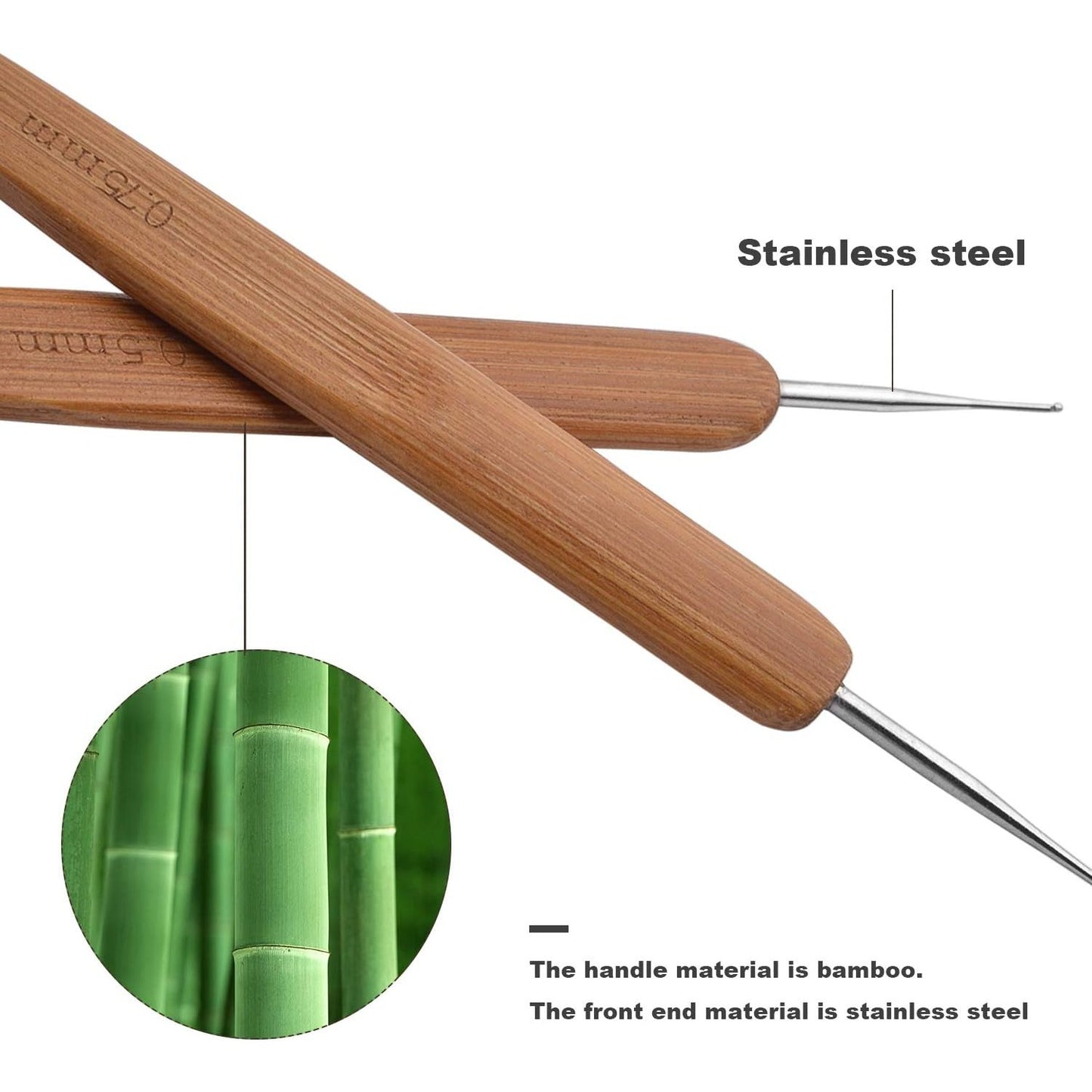 Dreadlocks Tool,2pcs Dreadlocks Crochet Hook and 2pcs Interlocking Tools Easyloc Hair Tool for Dreadlocks, Interlocks Sisterlocks Braid Craft