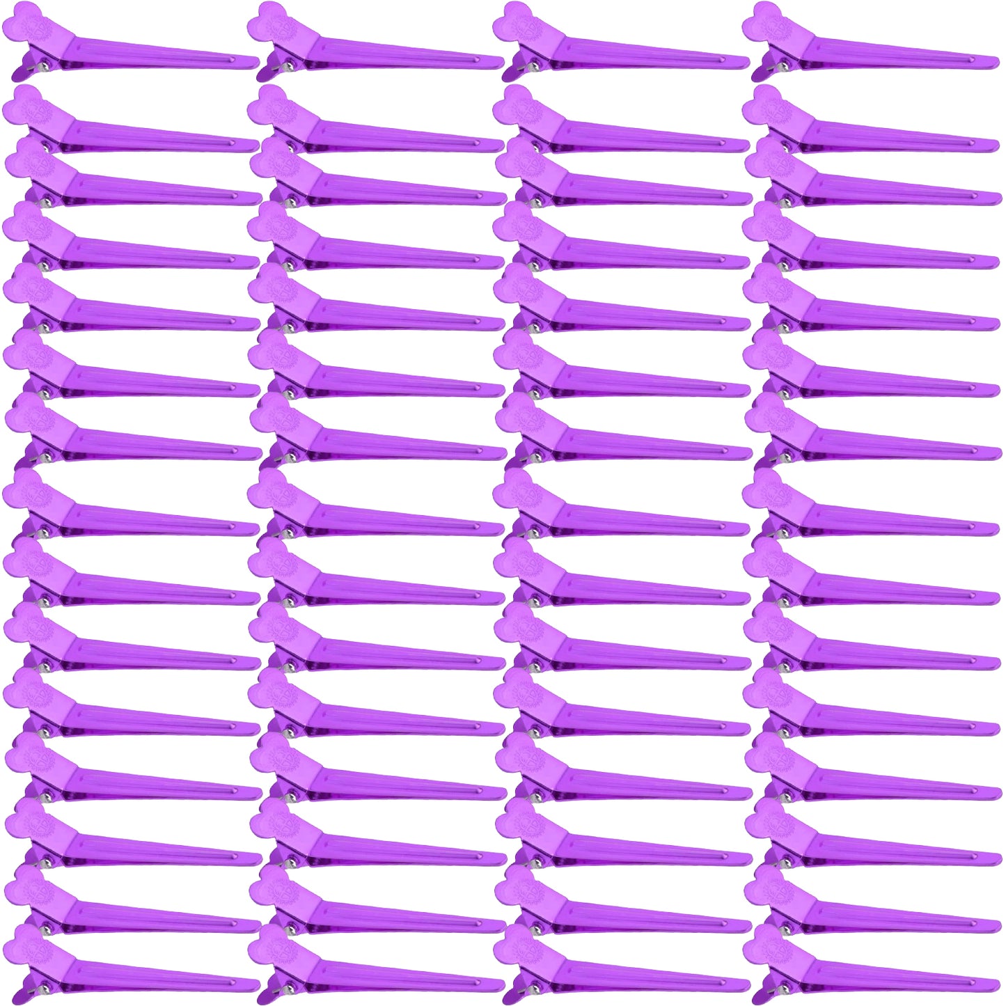 60pcs Mixed Colors Single Prong Hair Clips Metal Duck Bill Hairclips Alligator Curl Clips Styling Sectioning Hairpins for Women Makeup Hair Cutting Hairdressing Salon Tools