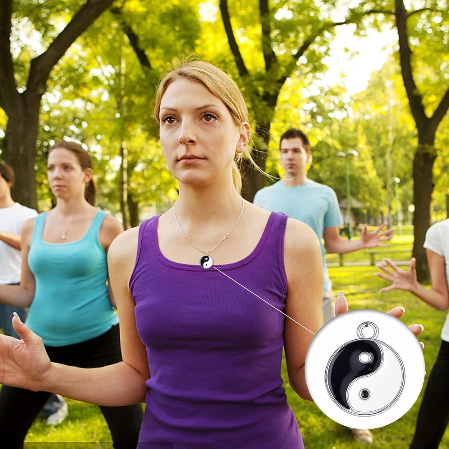 30pcs Black/White Yin Yang Charms Alloy Enamel Tai Chi Yin Yang Ba Gua Dangle Pendants Craft Accessories for DIY Necklace Bracelet Jewelry Making Findings