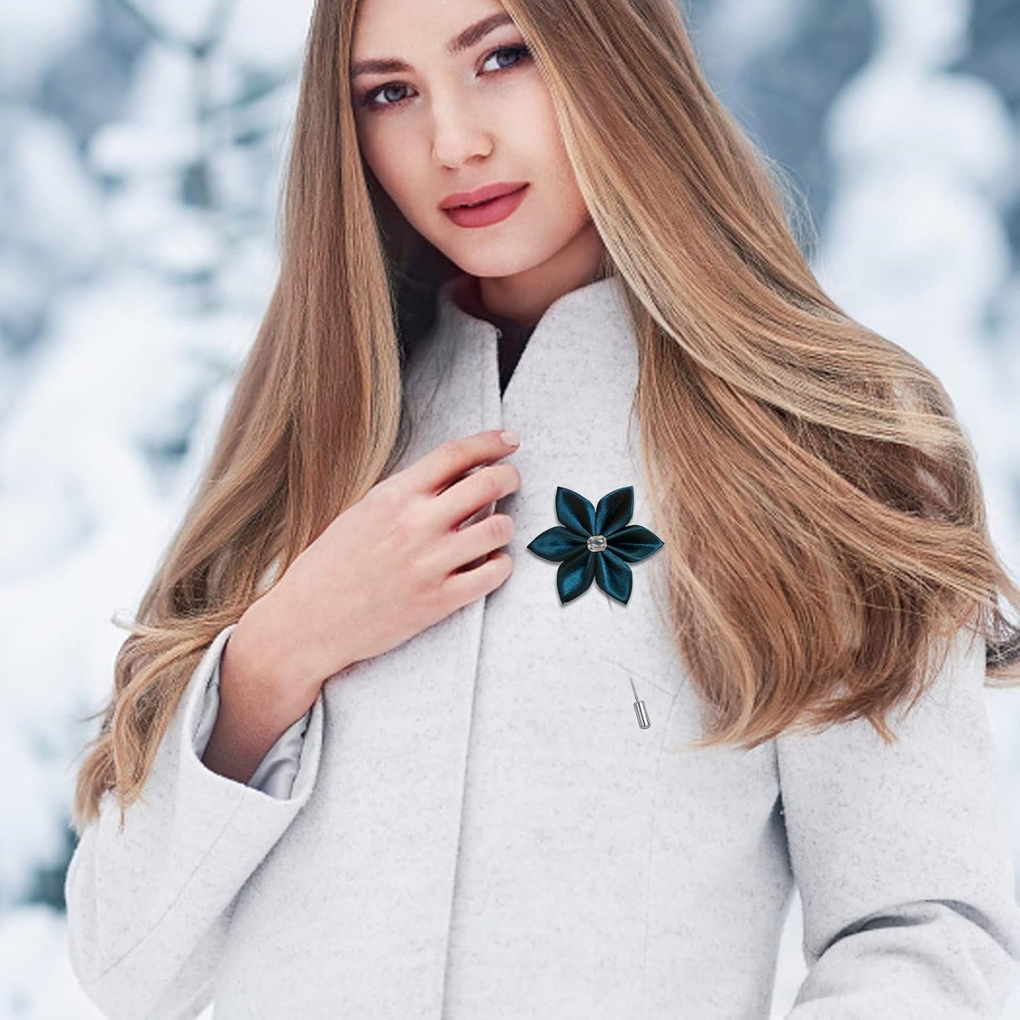 30pcs Round Tray Lapel Stick Pins Stainless Steel Tray Lapel Pin Blank Stick Brooch Pins DIY Costume Jewelry Accessories with a Box for Men Women Suit Tie Hat Scarf Badge