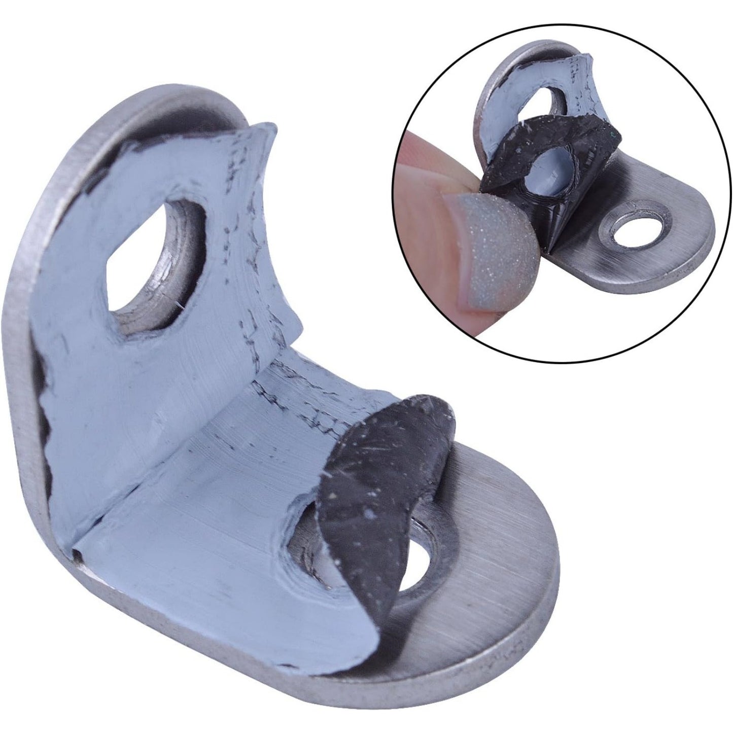 Bronagrand 10pcs 90 Degree Right Angle Brackets Fastener Stainless Steel Corner Braces with Screws (20x20mm)