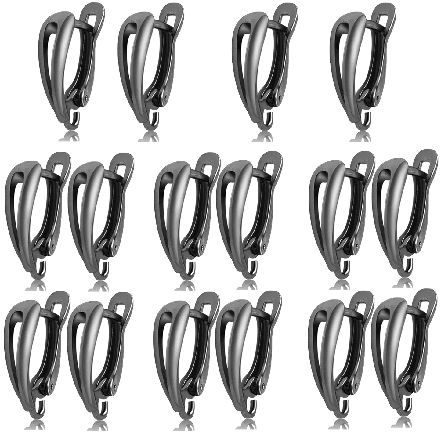 16pcs Leverback Earring Hooks Brass French Earring Hooks Ear Wire with Open Loop Round Dangle Earrings Connectors for Women DIY Jewelry Making Birthday Party Favor Gifts, 8 Colors