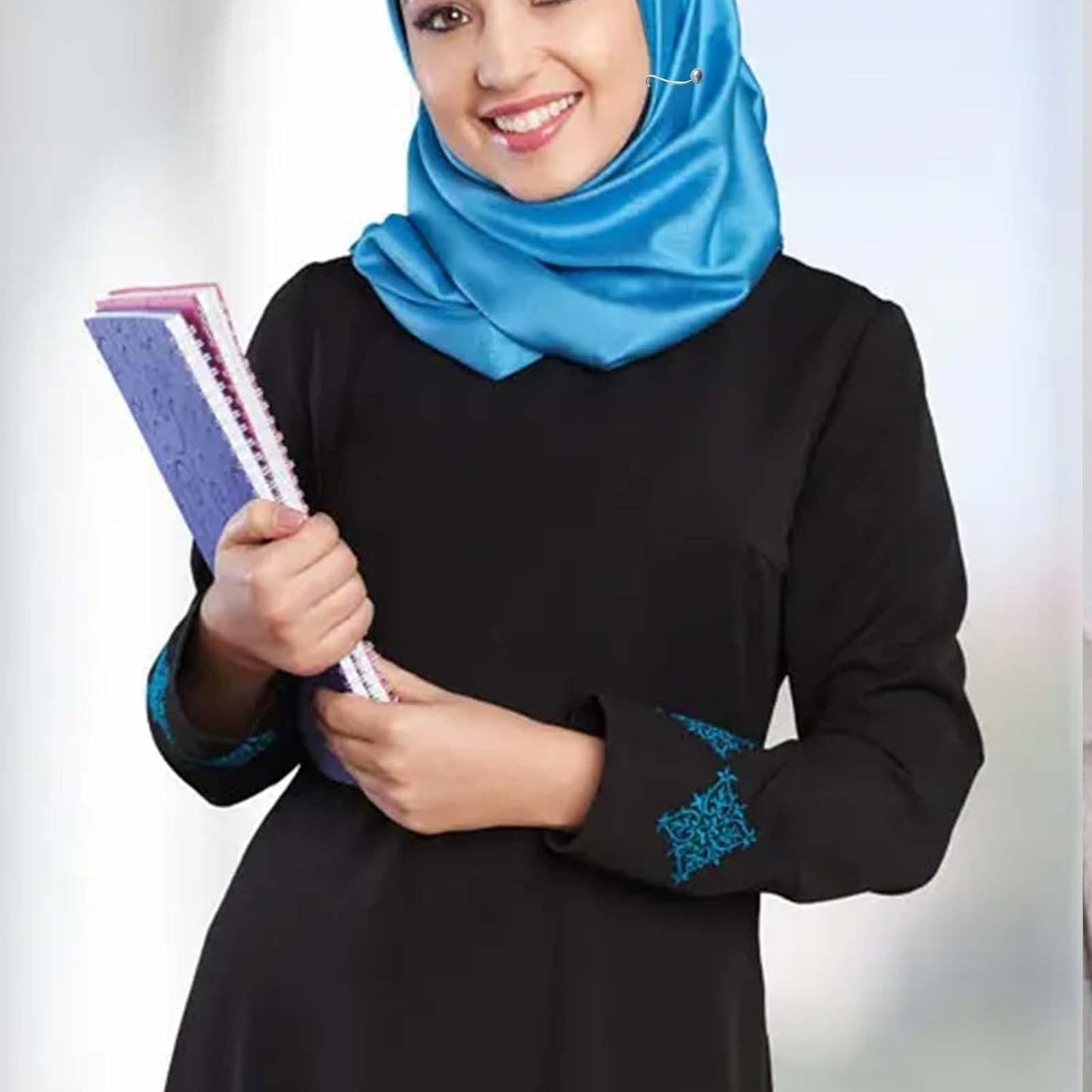 24pcs Colorful Faux Pearl Scarf Clips Cute Headscarf Shawl Scarf Muslim Hijab Clips U Shaped Lapel Brooch Pin Clips for Sweater Cardigan Clothing Jeans Hat Bag Ornaments