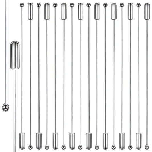 20pcs 97 mm Copper Brooch Stick Pins Ball Stick Pins Long Needle Eye Lapel Scarf Hat Safety Pins Jewelry Findings for Women DIY Shawls Sewing Wedding Decoration, White Golden