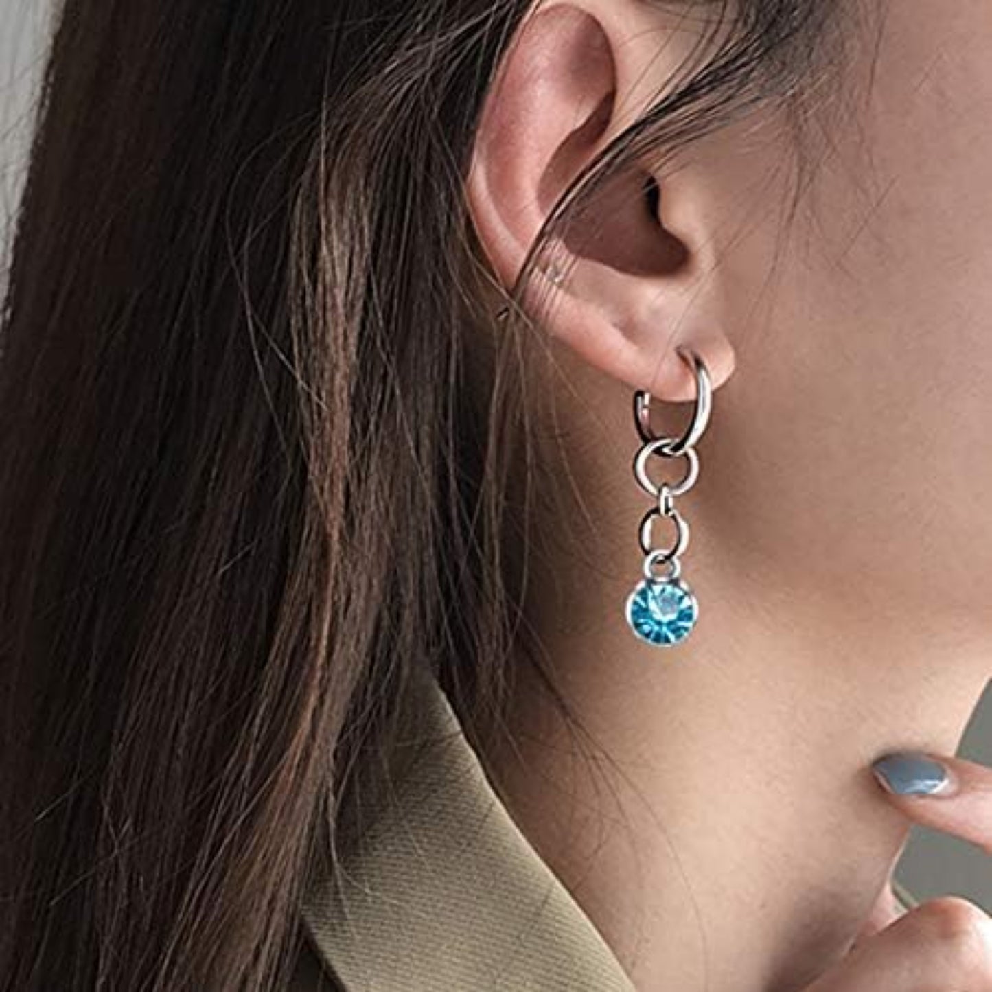 Crystal Pendant Charms,48pcs Golden Silver Crystal Birthstone Charms Rhinestone Pendants Crystal Beads Charms with Rings for Jewelry Necklace Bracelet Earring Arts Making Accessories,12 Colors