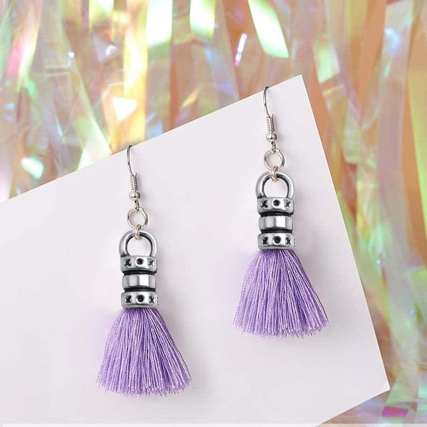 100pcs Antique Silver Cord End Caps Tibetan Alloy Leather Tassel Caps Barrel Leather Cord Link Buckle Tips Glue-in End Caps Accessories for DIY Bracelet Necklace Jewelry Making