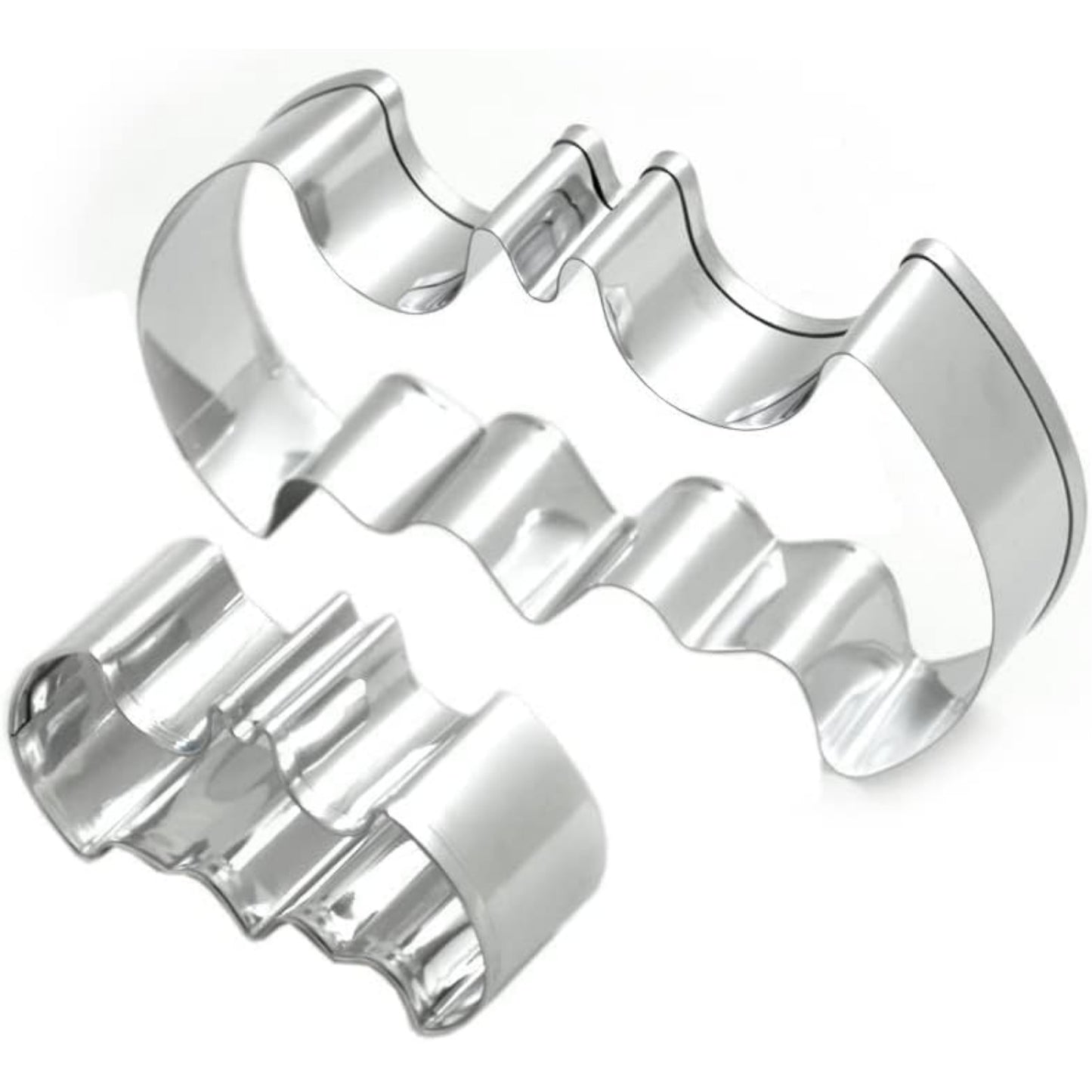 BronaGrand Cookie Cutters Set Stainless Steel Mold (Set of 2), Silver