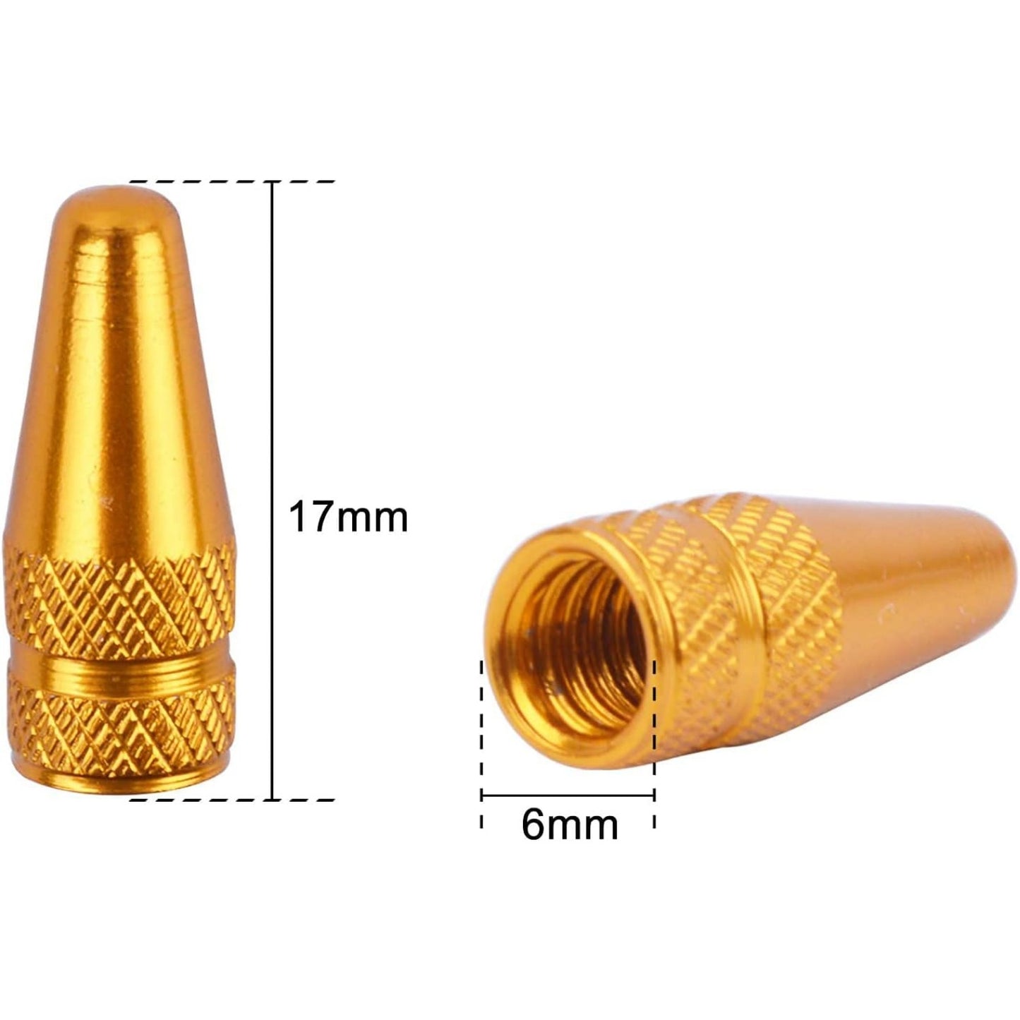 BronaGrand 40pcs Multi-Color Anodized Machined Aluminum Alloy Bicycle Bike Tire Valve Caps Dust Covers French Style Presta Valve Cap