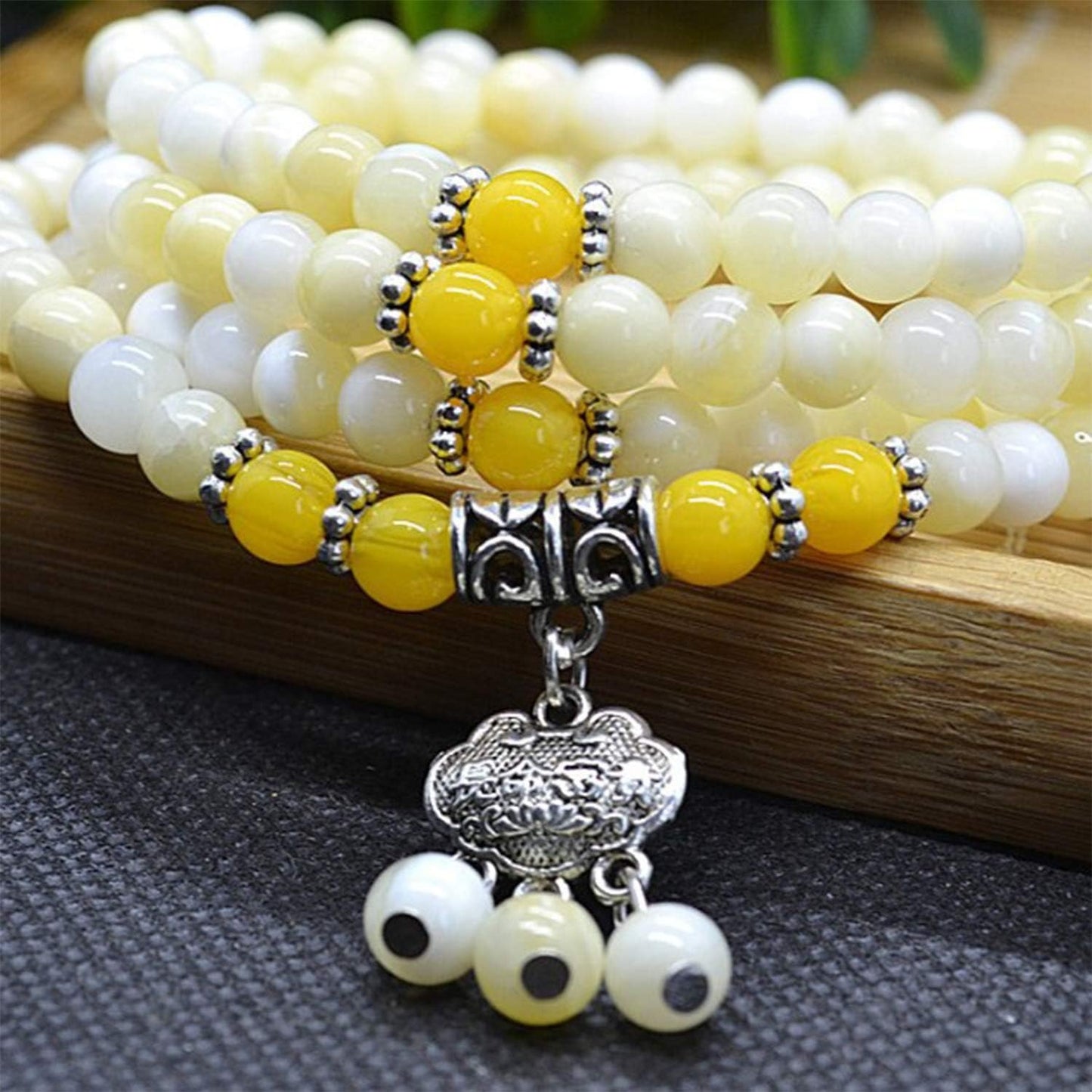 40 Pieces Antique Spacer Beads Bail Beads Tube Beads Bracelet Charms Necklace Pendants Bead Hangers for Jewelry and Craft Making, Tibetan Silver