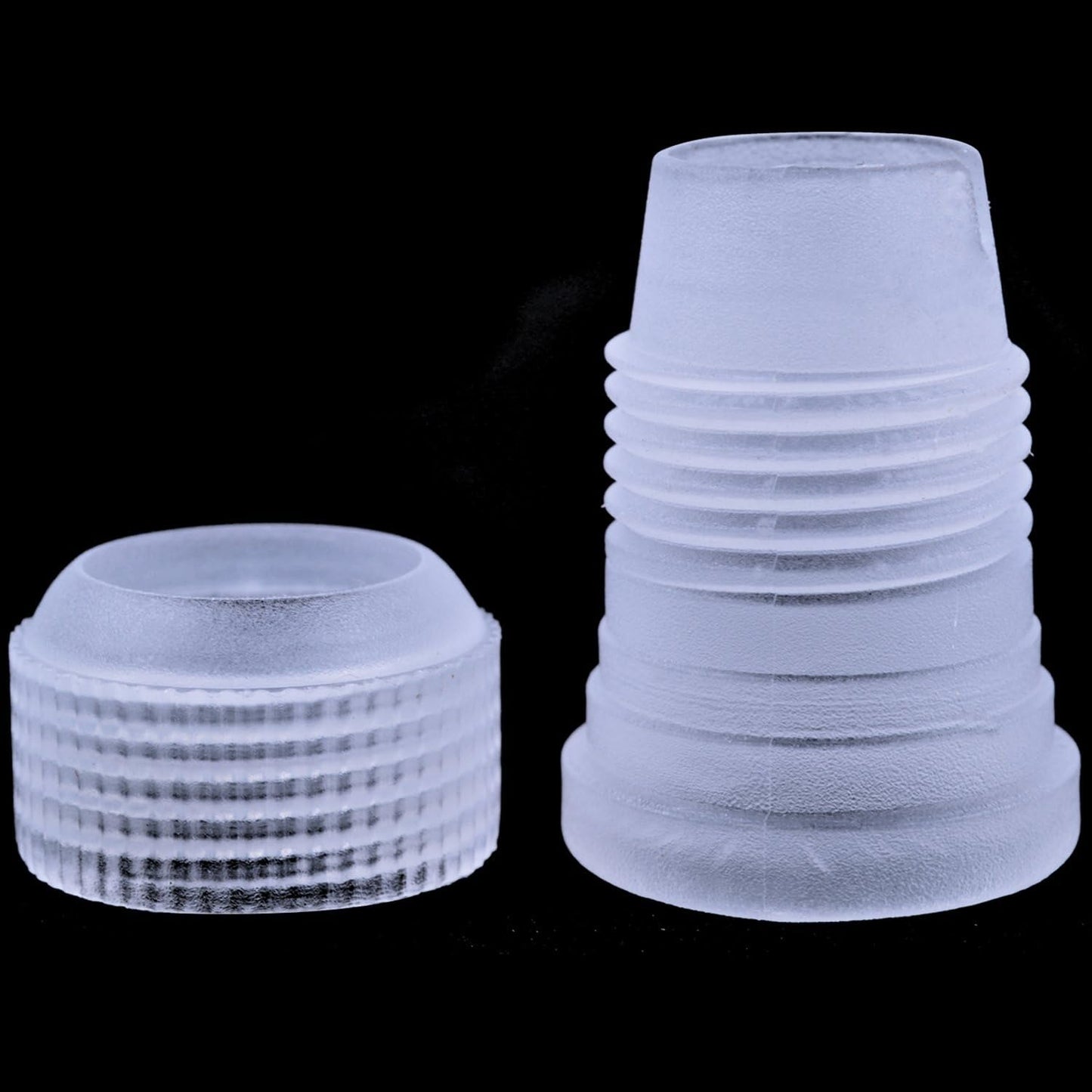 10pcs Plastic Standard Couplers Pipe Tip Coupler Cake Decorating Couplers for Icing Nozzles,White