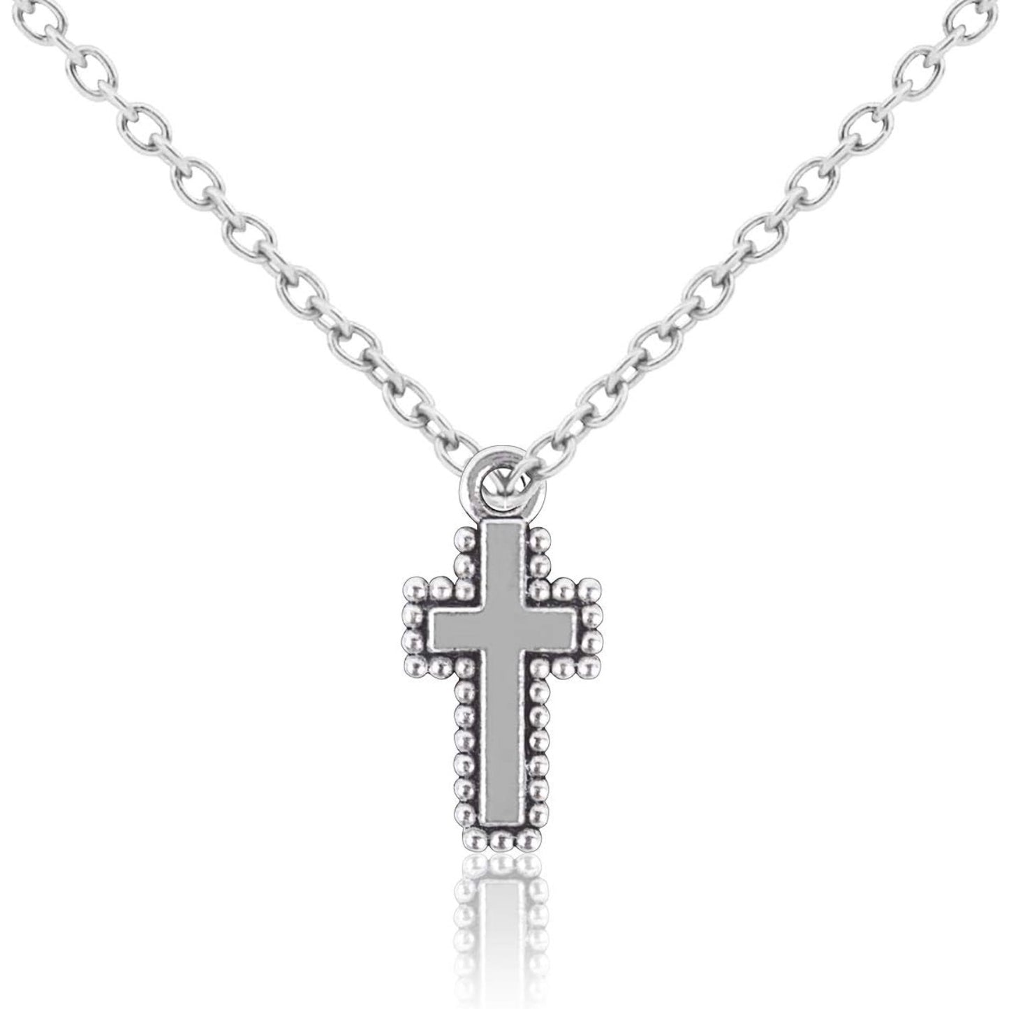 22 Pieces Mixed Styles Crosses Charms Pendants Jesus Christ Cross Charms Craft Supplies for Necklace Bracelet Jewelry Making Accessory