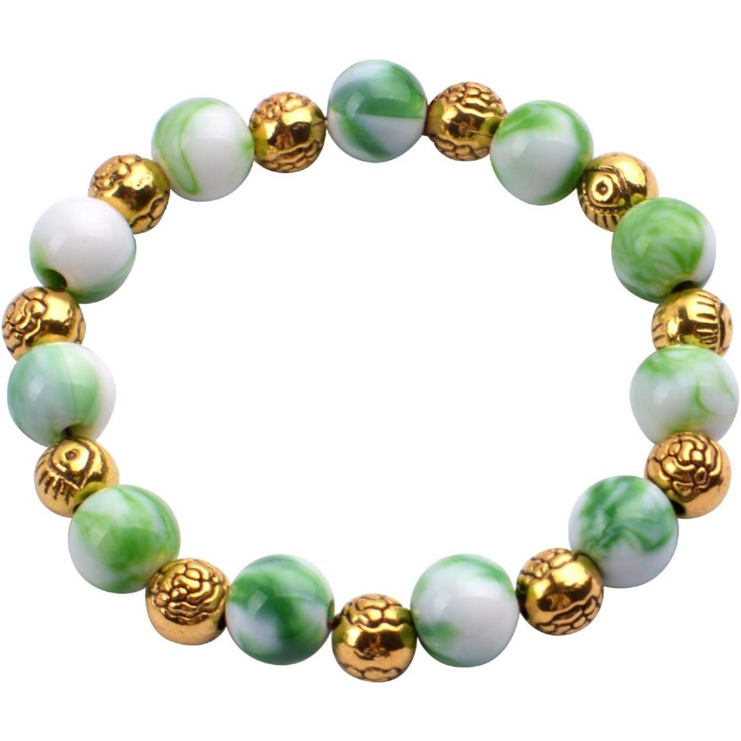 100g (About 130-180pcs) Antique Gold Small Beads Jewelry Bead Charm Spacers for Jewelry Making Bracelets Necklace