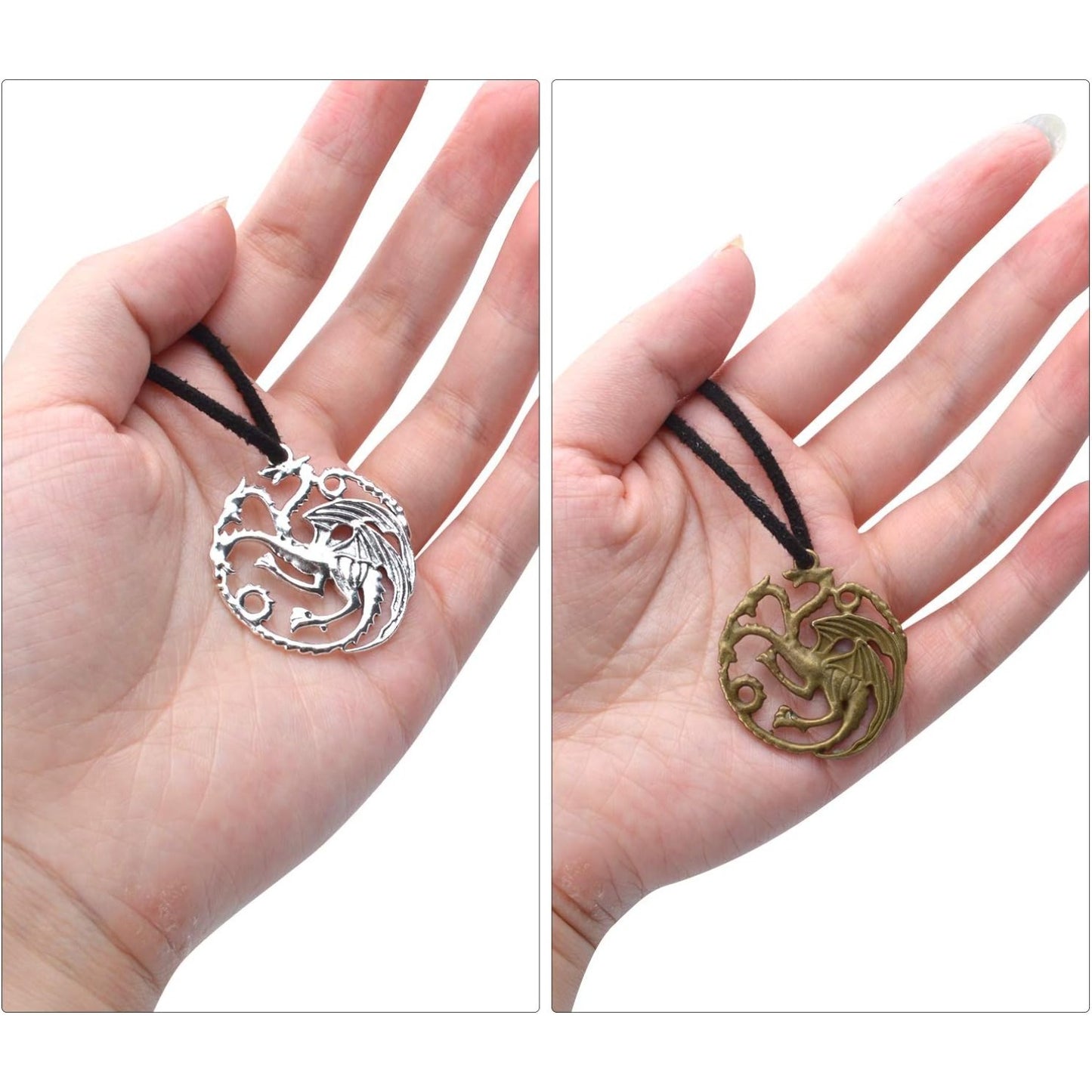 Flying Dragon Pendant,20 Pieces Assorted Craft Supplies Antique Dragon Charms Alloy Beads 10 styles for Jewelry Making Accessory DIY Necklace