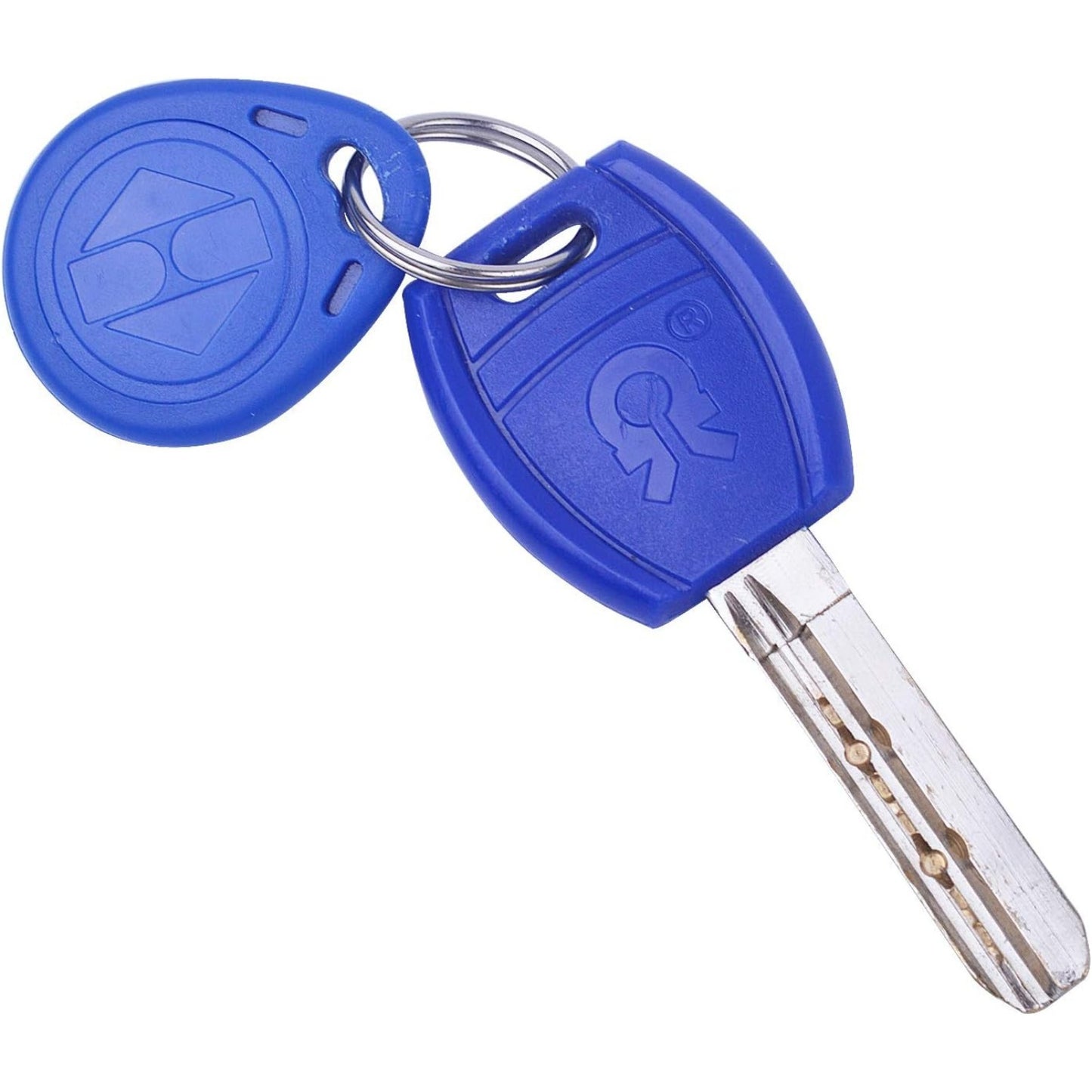 BronaGrand 200 Pieces Small Key Chain Rings Split Ring Key Chains for Keys Organization,10mm Diameter (Silver)