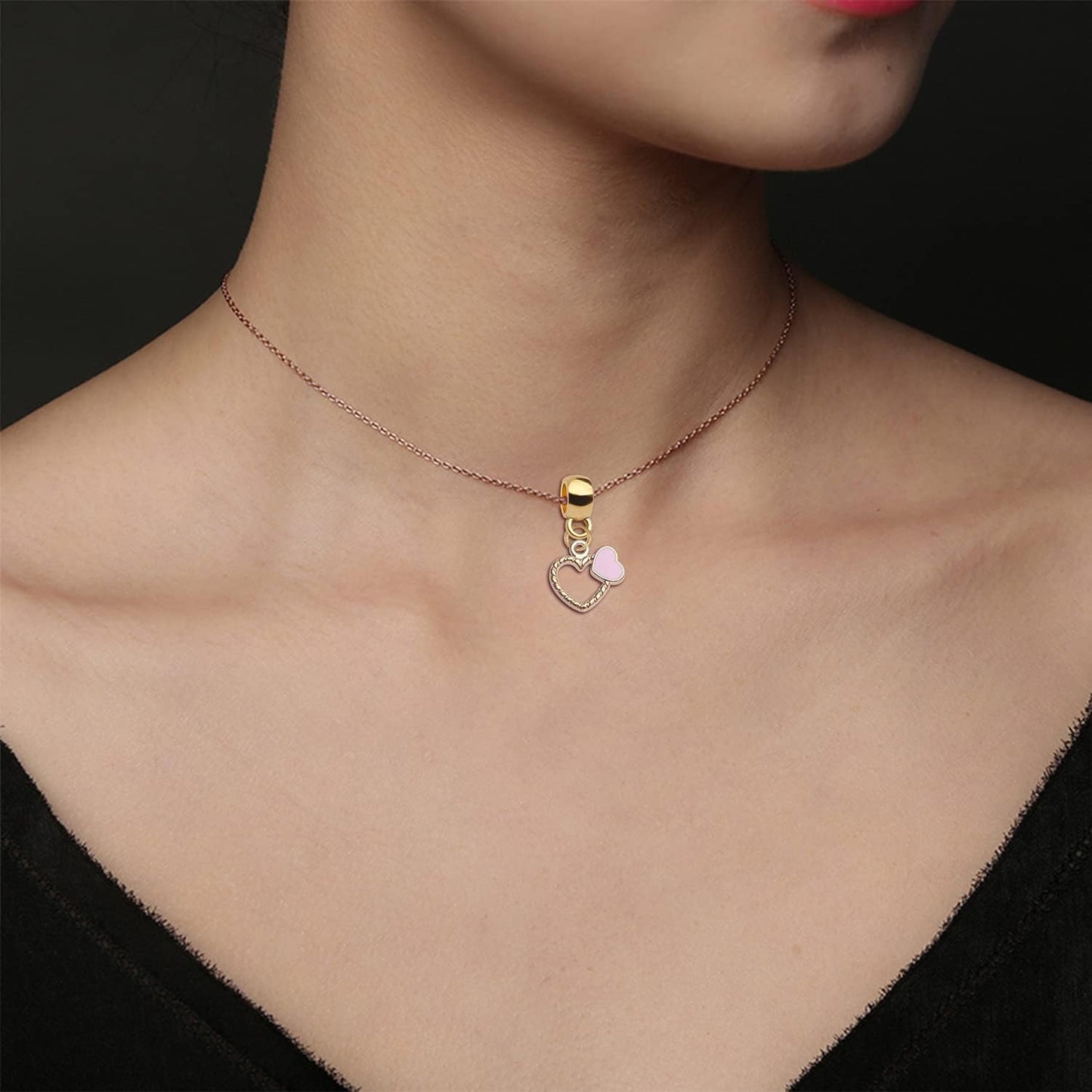 Bail Tube Beads, 100pcs Antique Golden, 4mm Hole, Fit Snake Chain, European Charm Bracelet, Necklace