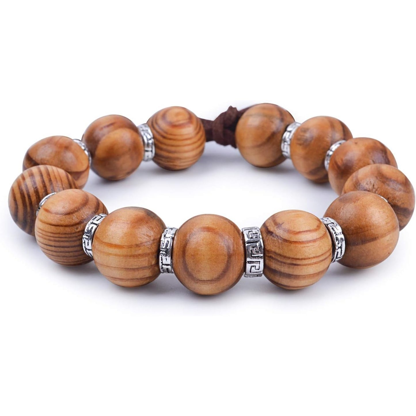100pcs 16mm Wood Round Bead Natural Wood Spacer Beads Wooden Beads for Jewelry Making DIY