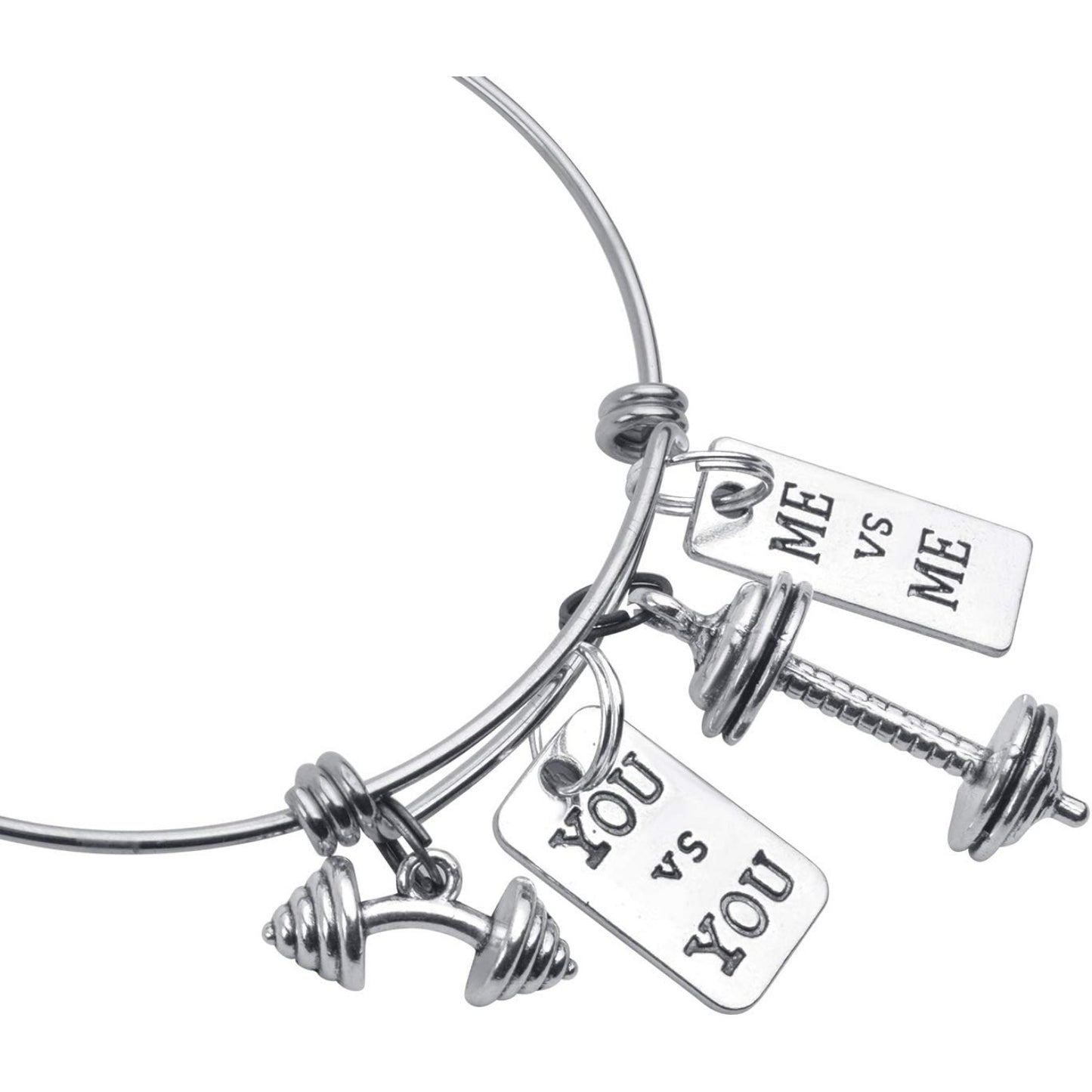 32pcs Sport Charms Barbell Dumbbell Kettle Bell Weightlifting Charms Pendants for Necklace Bracelets Jewellery Making Crafting,14 Styles