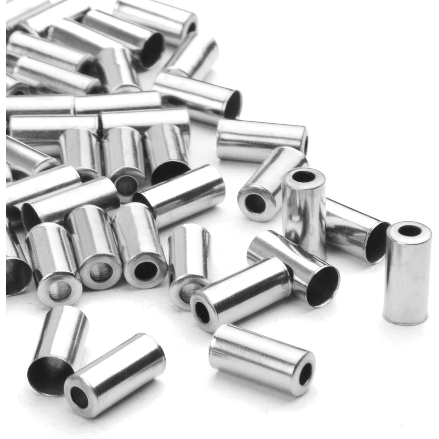 Pack of 100 5mm Bike Brake Cable Housing Ferrule End Caps (5mm)