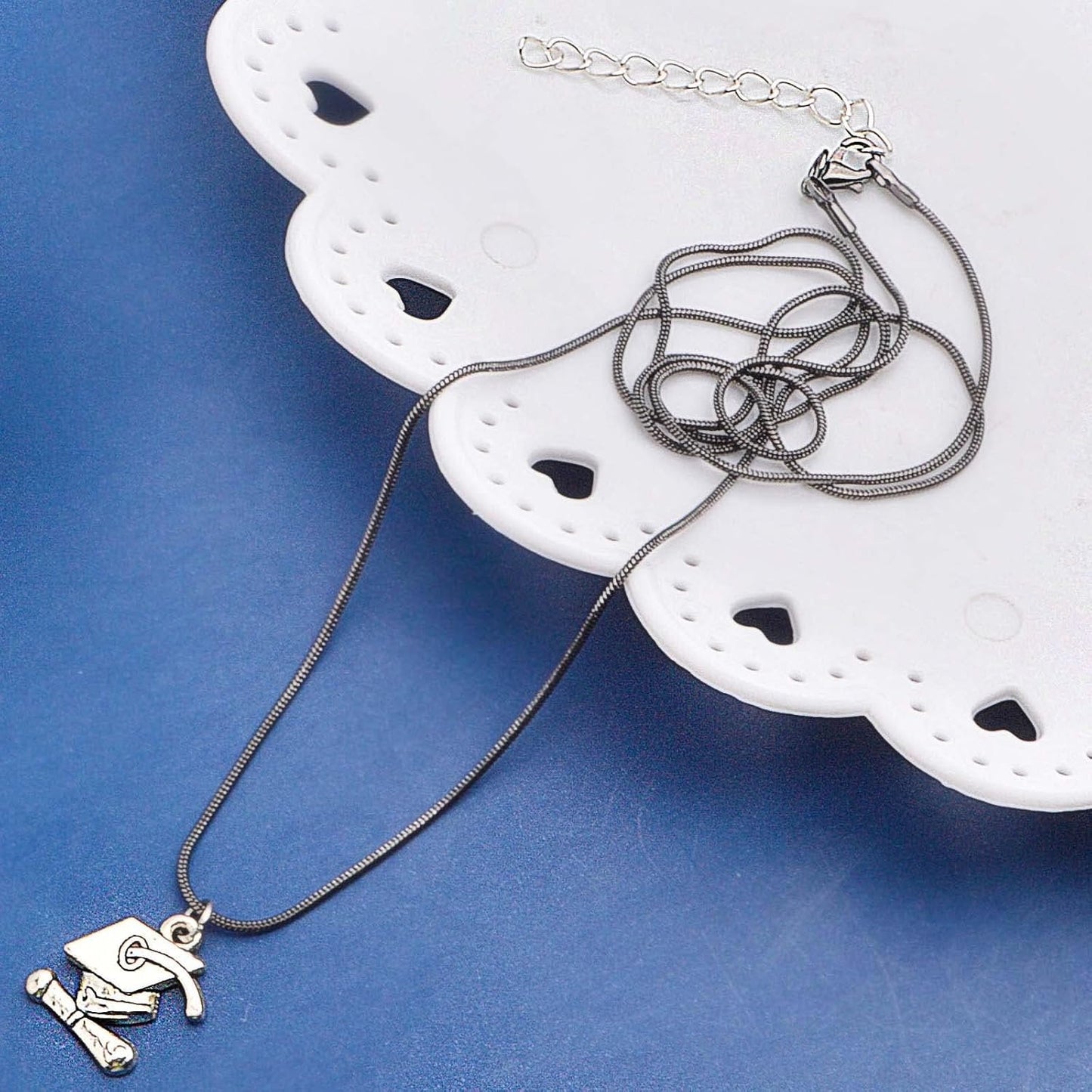 200 Pieces 2 Colors Metal Necklace Extenders Bracelet Anklet Chain Extensions for DIY Jewelry Making Valentine's Day Birthday Gifts, 5 cm / 7 cm